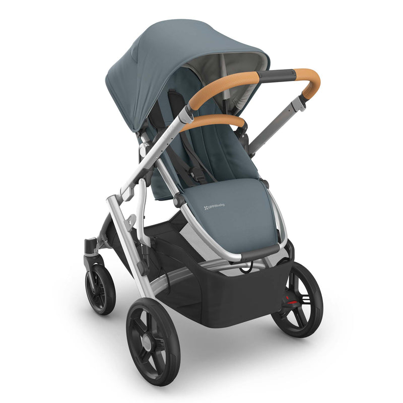 UPPAbaby VISTA V3 Stroller with Bassinet - Stone Blue/Silver (Callum)