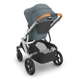 UPPAbaby VISTA V3 Stroller with Bassinet - Stone Blue/Silver (Callum)