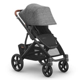 UPPAbaby VISTA V3 Stroller with Bassinet - Charcoal Melange/Carbon (Greyson)