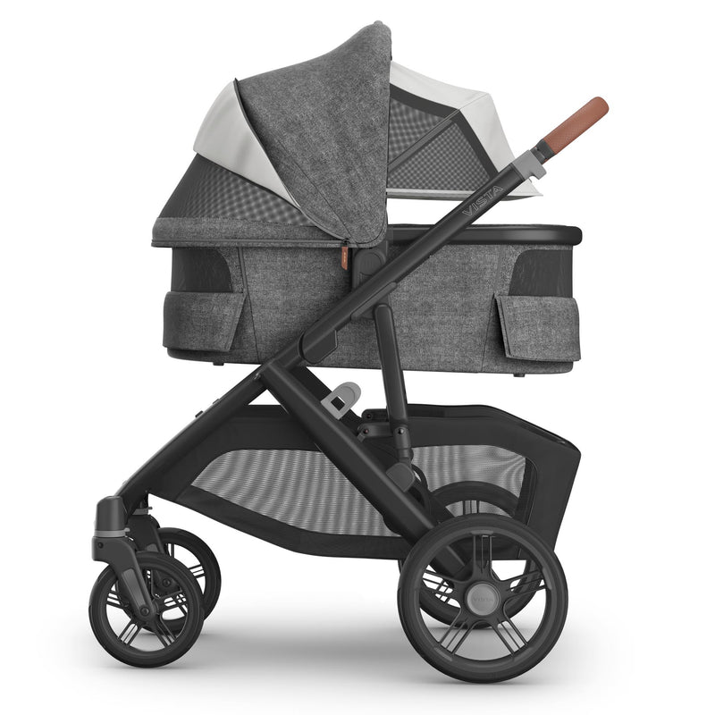 UPPAbaby VISTA V3 Stroller with Bassinet - Charcoal Melange/Carbon (Greyson)