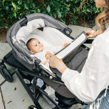 UPPAbaby VISTA V3 Stroller with Bassinet - Charcoal Melange/Carbon (Greyson)