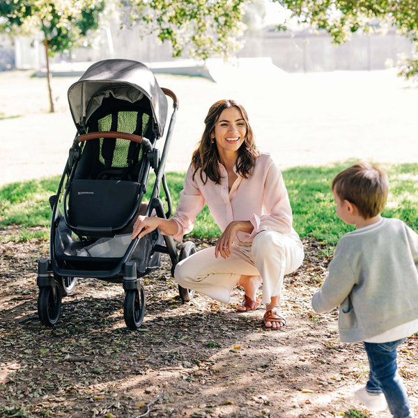 UPPAbaby VISTA V3 Stroller with Bassinet - Charcoal Melange/Carbon (Greyson)