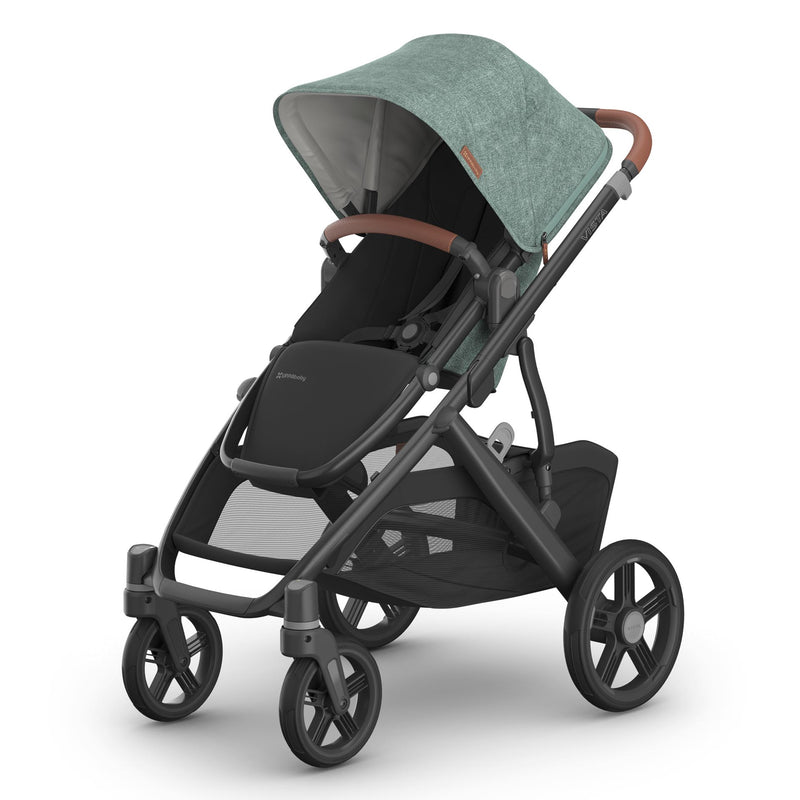 UPPAbaby VISTA V3 Stroller with Bassinet - Green Melange (Gwen)