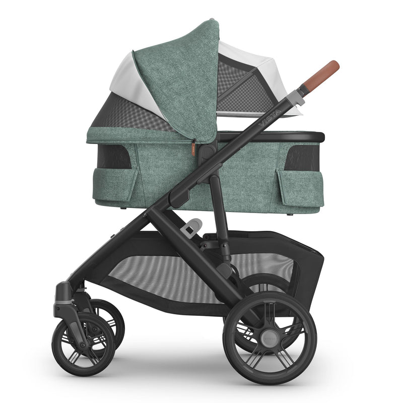 UPPAbaby VISTA V3 Stroller with Bassinet - Green Melange (Gwen)