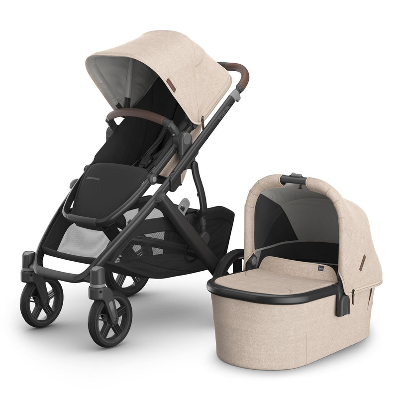 UPPAbaby VISTA V3 Stroller with Bassinet - Oat Melange (Liam)