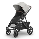 UPPAbaby VISTA V3 Stroller with Bassinet - Pearl Grey Jacquard/Carbon (Savannah)