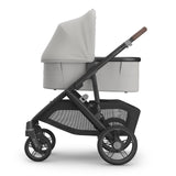 UPPAbaby VISTA V3 Stroller with Bassinet - Pearl Grey Jacquard/Carbon (Savannah)