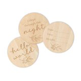 Wooden Milestone Cards - Gumleaf