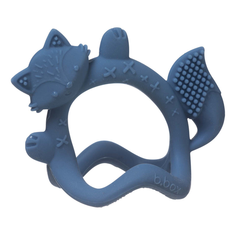 b.box Wrist Teether - Lullaby Blue Fox