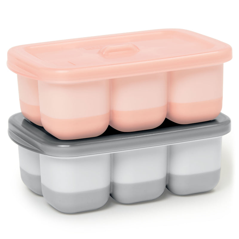 Skip Hop Easy-Fill Freezer Trays | Grey/Coral