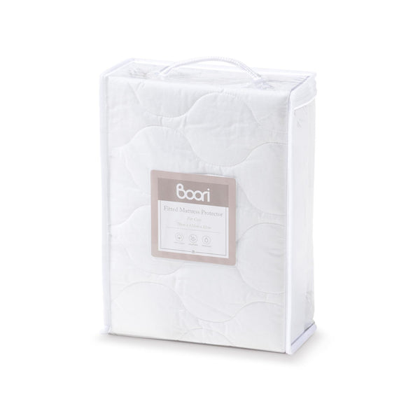 Boori Cot Bed Fitted Mattress Protector (132 x 70cm)