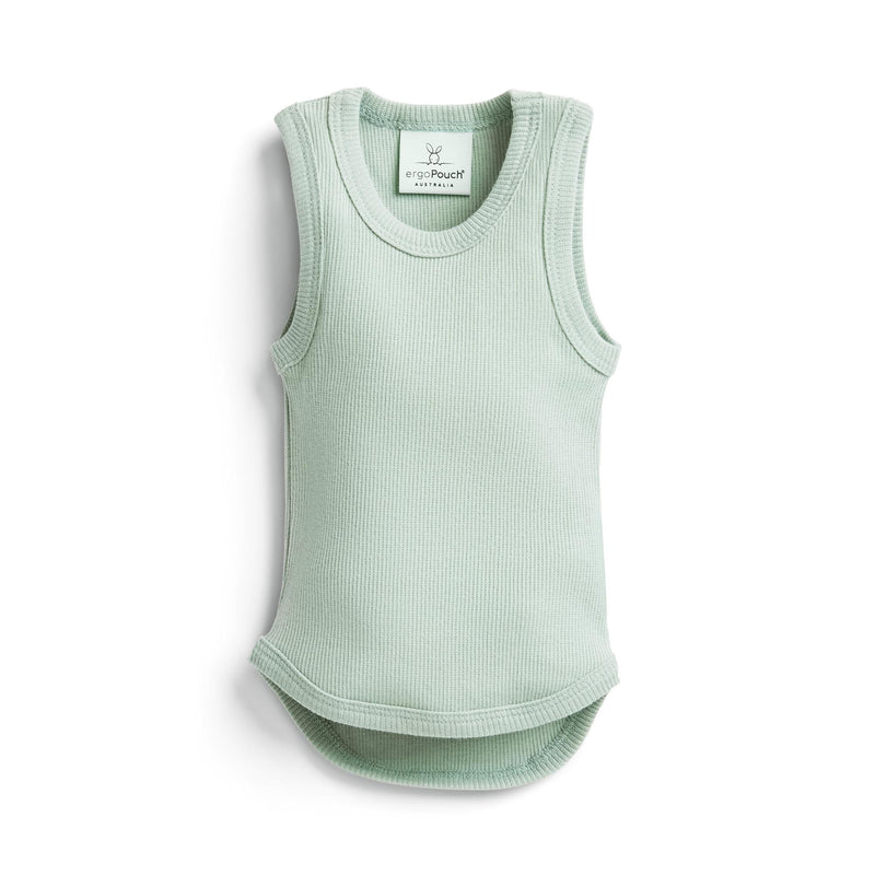 ergoPouch Tiny Baby Bodywear Singlet - Sage | Tog 0.2