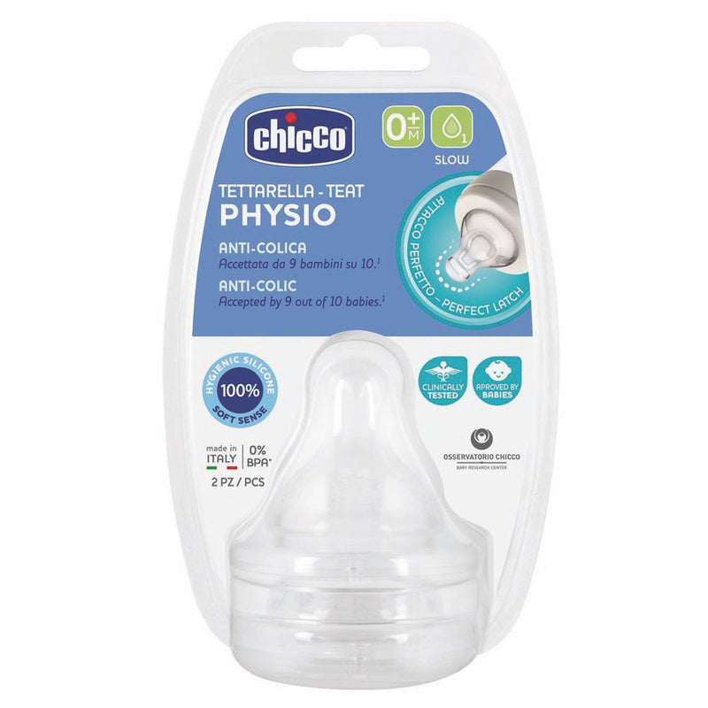 Chicco Perfect5 TEAT - 0m+ Slow Flow 2pk