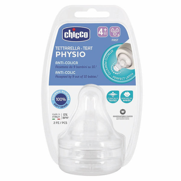 Chicco Perfect5 TEAT - 4m+ Fast Flow 2pk