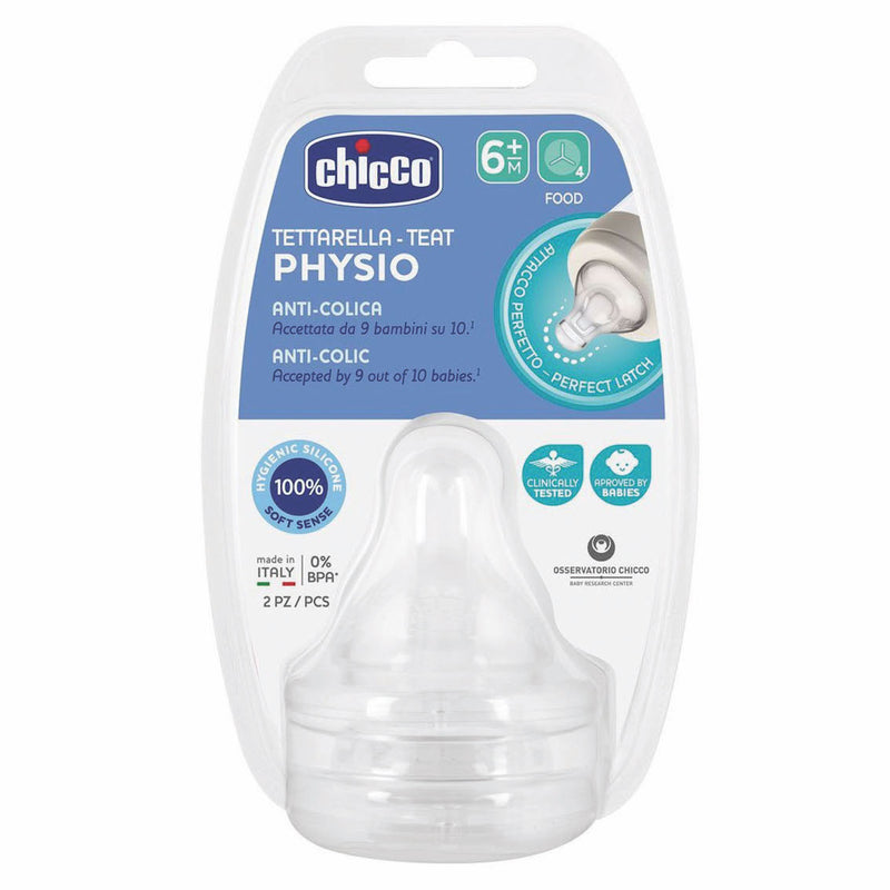 Chicco Perfect5 TEAT - 6m+ Food Flow 2pk