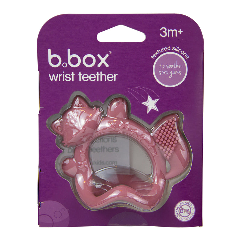 b.box Wrist Teether - Blush Fox
