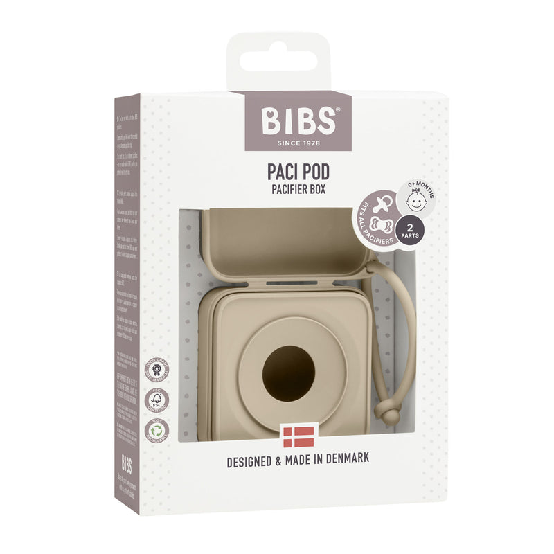 BIBS Pacifier Box - Vanilla