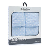 Blue Polka Dots 2pk Jersey Wraps