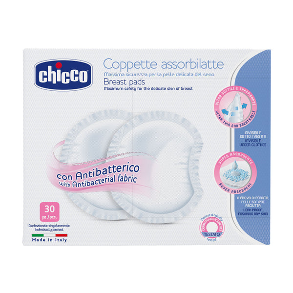 Chicco Antibacterial Breast Pads 30pk