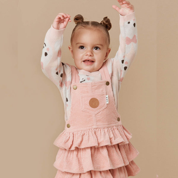 Cord Overall Frill Dress So Cute Baby Co