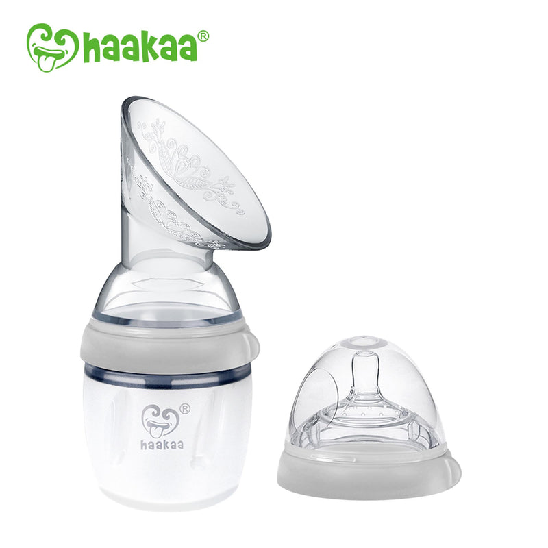 Haakaa Gen 3 Silicone Breast Pump & 160ml Bottle Combo