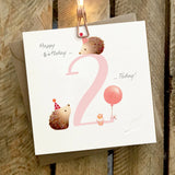 Ginger Betty Card - 2 Today! (pink)