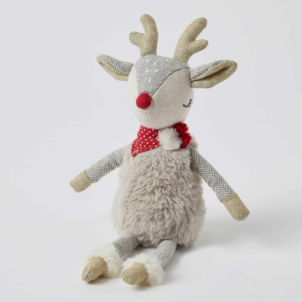 Christmas Plush Rattle - Reindeer
