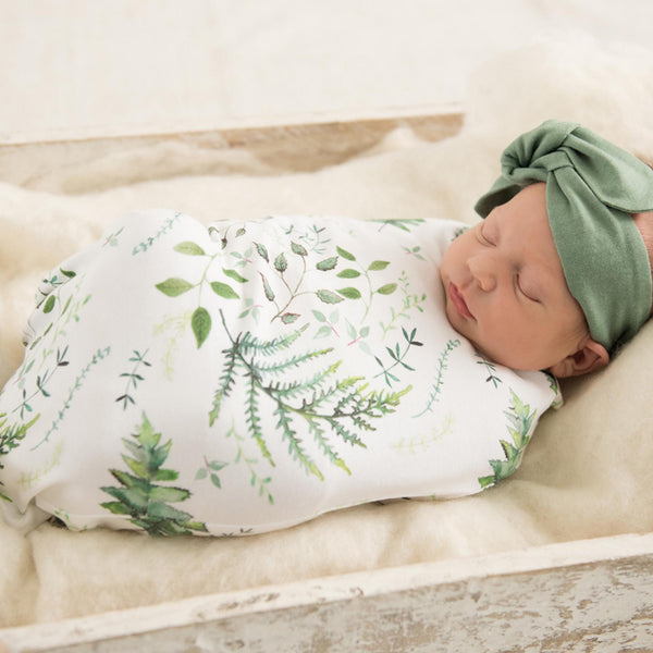 Snuggle Hunny Baby Jersey Wrap & Beanie Set - Enchanted