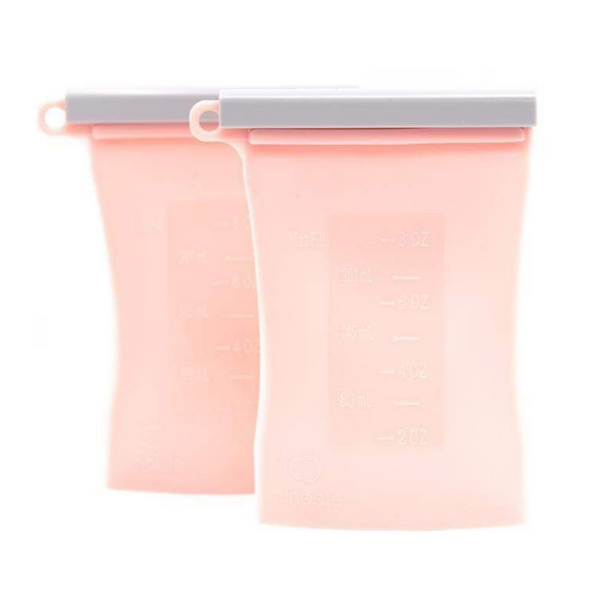 Junobie Reusable Silicone Breastmilk Storage Bags - 2pk