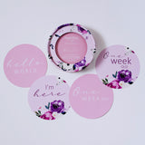Reversible Milestone Cards - Floral Kiss & Blossom Pink