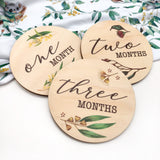 Baby Milestone Plaques - Monthly Australiana Edition