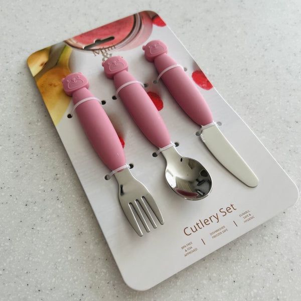 Mini & Me Cutlery Set - Guava