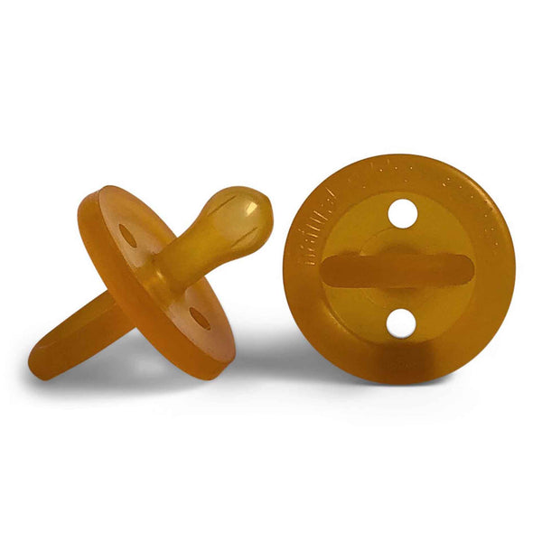 Natural Rubber Soother Round Dummy | Twin