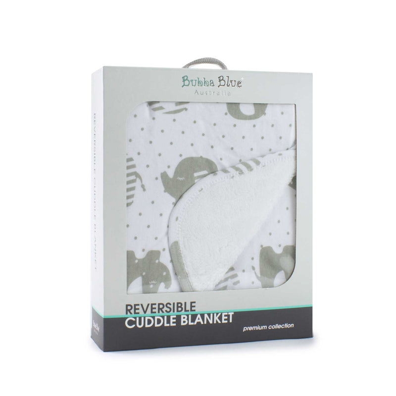 Petit Elephant Cuddle Blanket - Grey