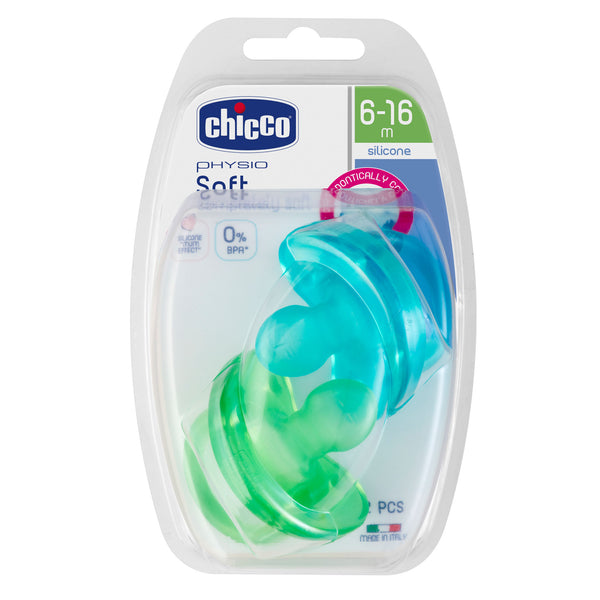 Chicco Soother - Physio SOFT 2pk (6-16mths)