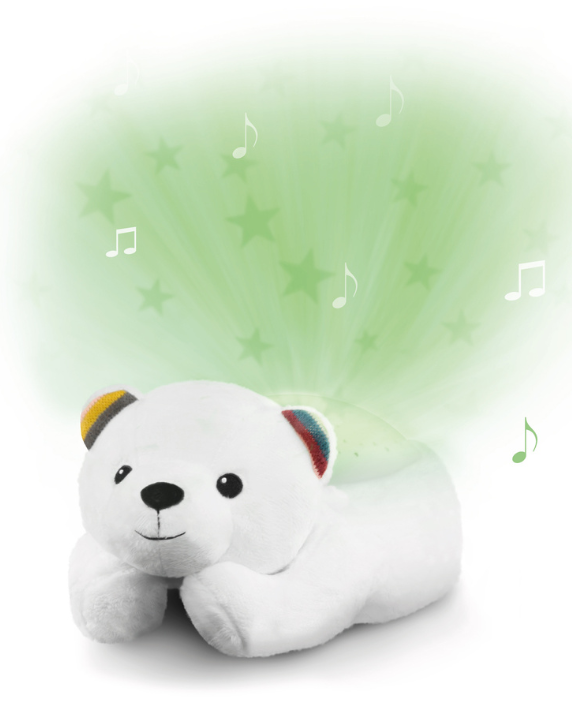 Musical Star Projector - Polly the Polar Bear