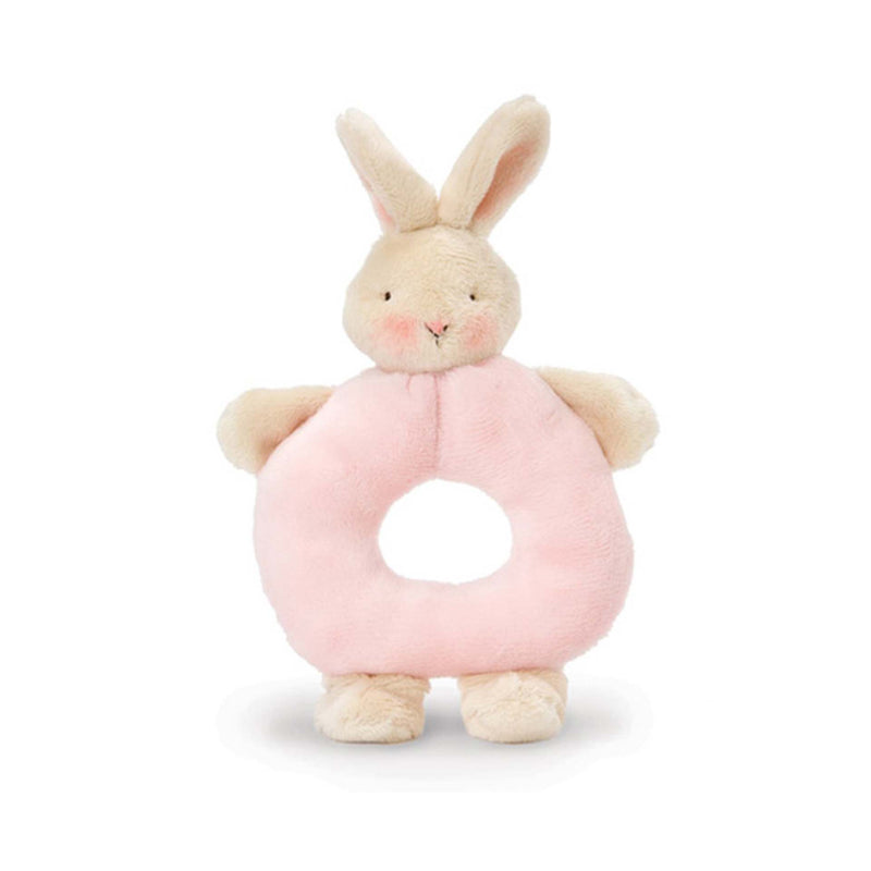 Bunny Ring Rattle - Pink