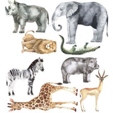 Safari Animal Wall Decal Set