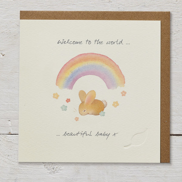 Ginger Betty Card - Welcome to the World Beautiful Baby